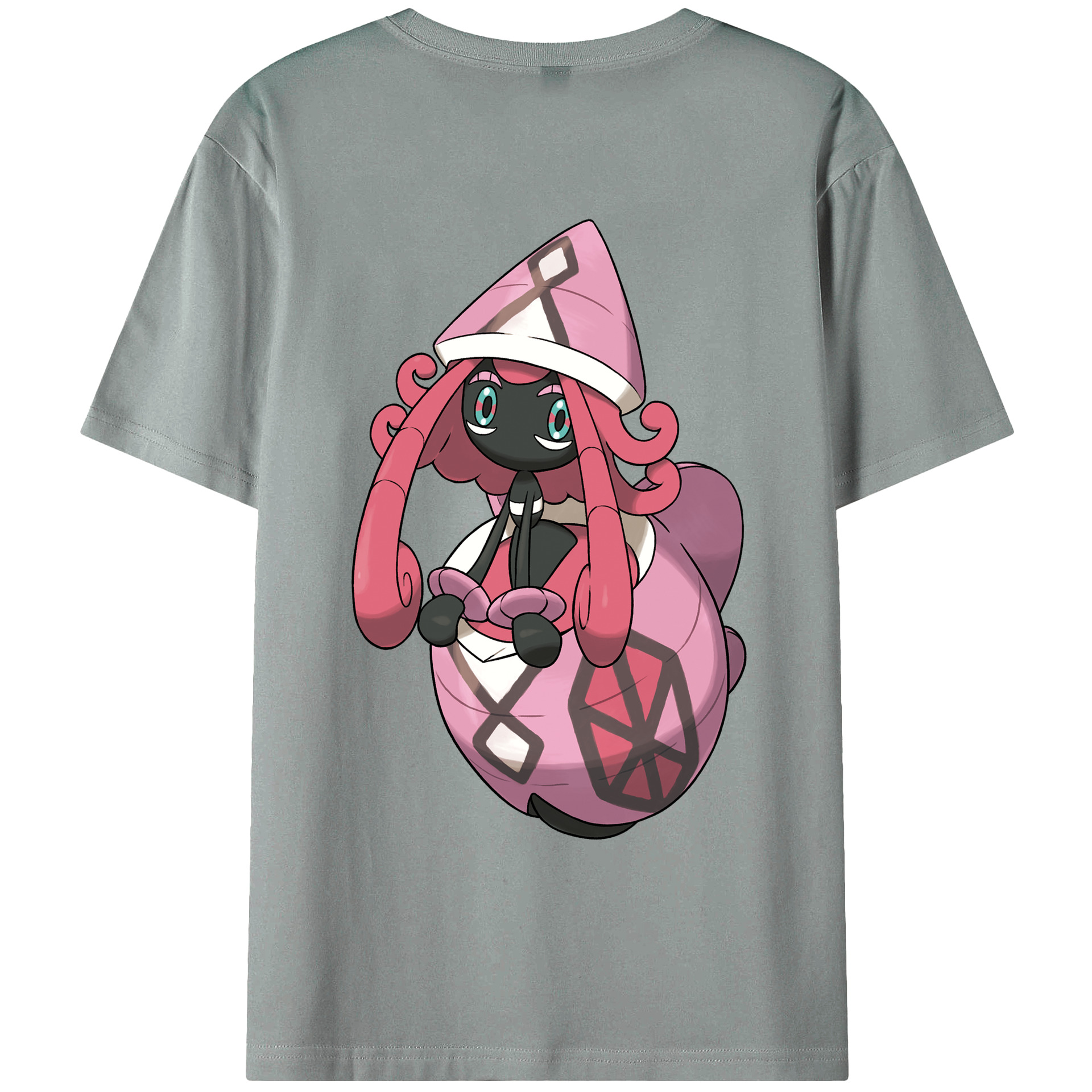 （画像用） ポケットモンスター Pokémon 綿100％ メンズ半袖Tシャツ（バックプリント） 通気性